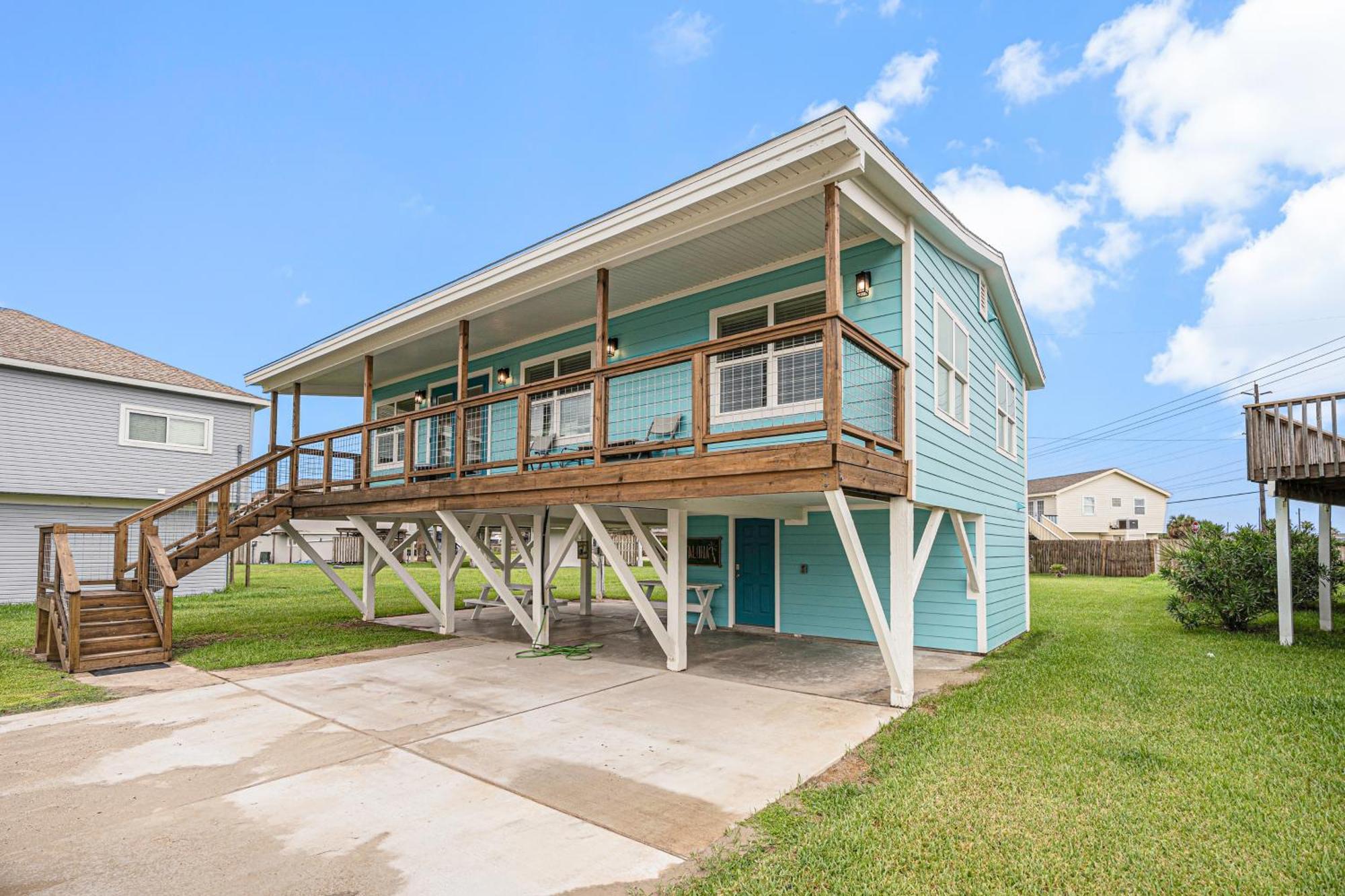 Seaside Cottage Galveston Exteriör bild